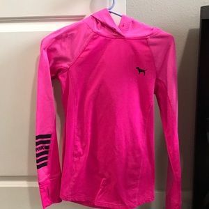 PINK fitted sweatshirt